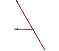 Stabilisateur 3m complet (2 barres + 3 colliers)